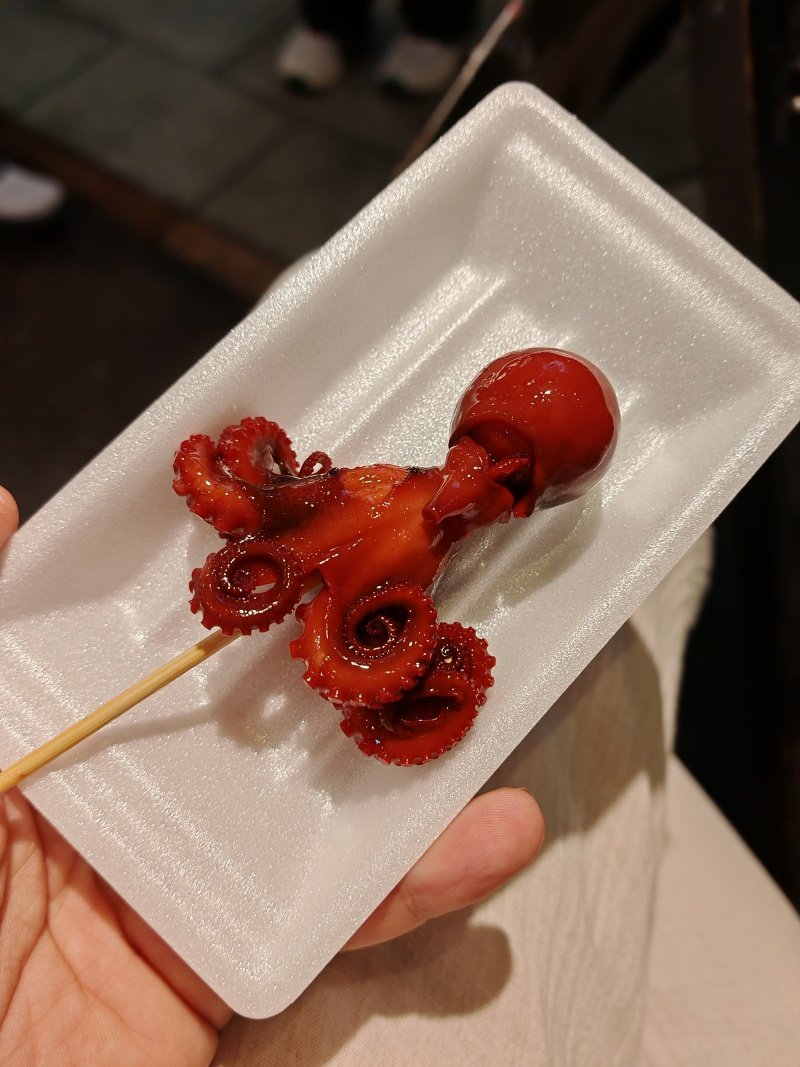 Nishiki market - moja chobotnička