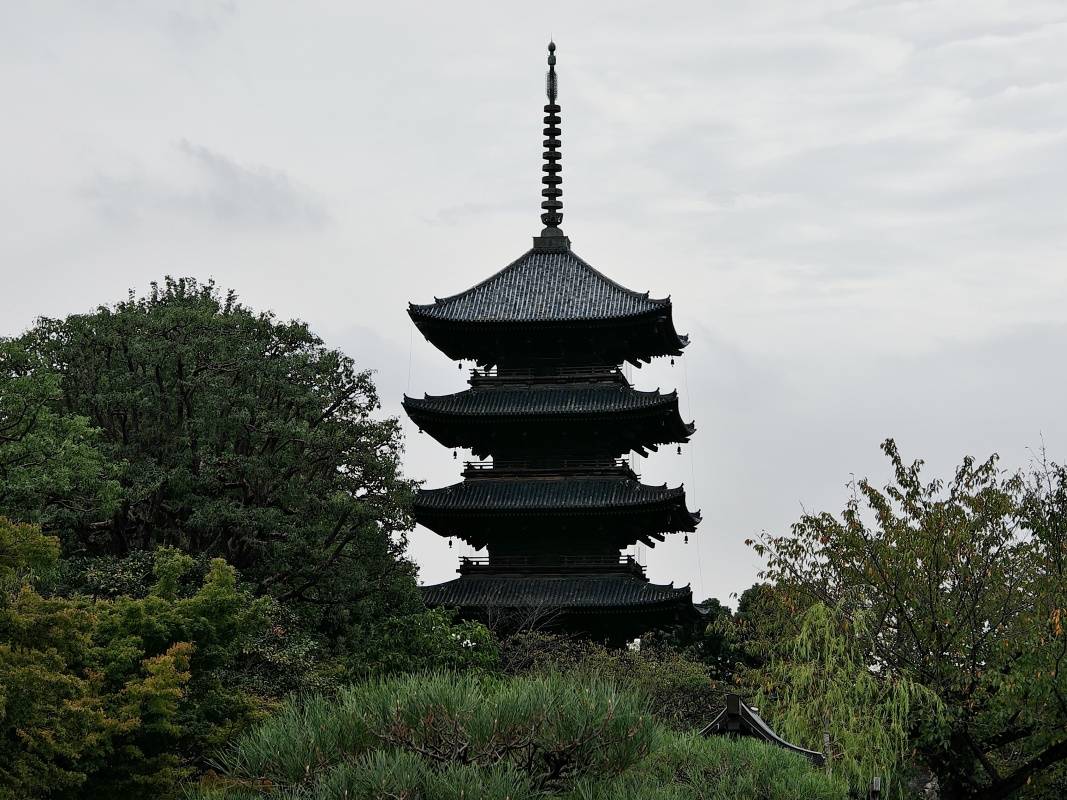 Budhiostický To-ji chrám - pagoda