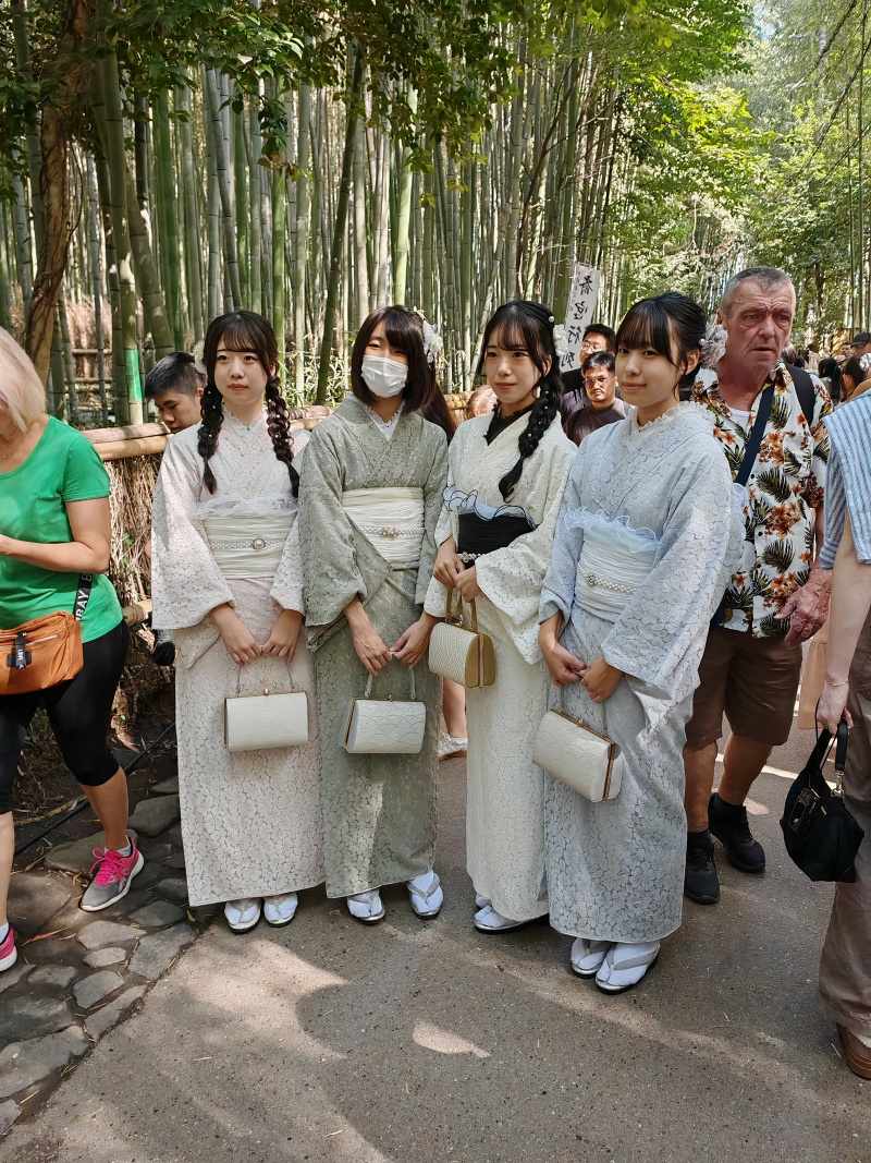 Bambusový les Arashiyama