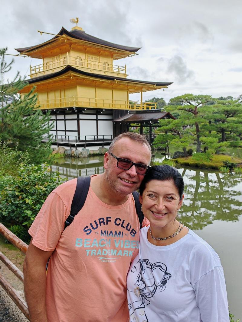 Kinaku-ji, Zlatý pavilón, Marta a Michal