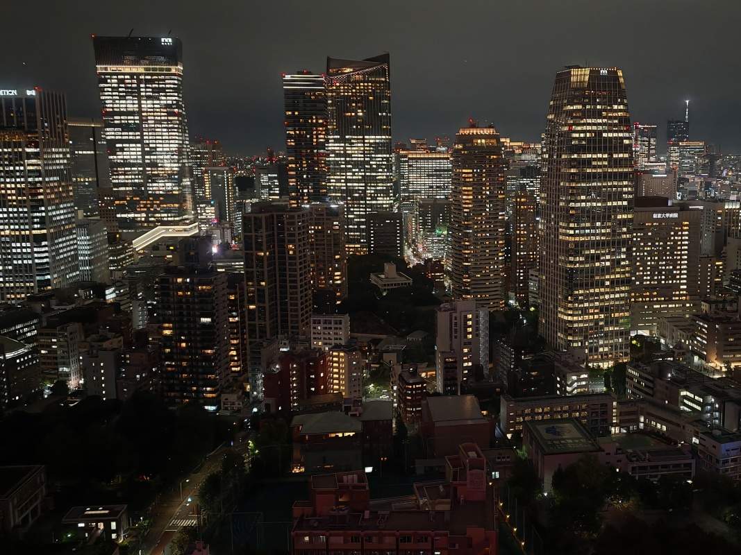 Tokio Tower, výhľad z 150m vyhliadky
