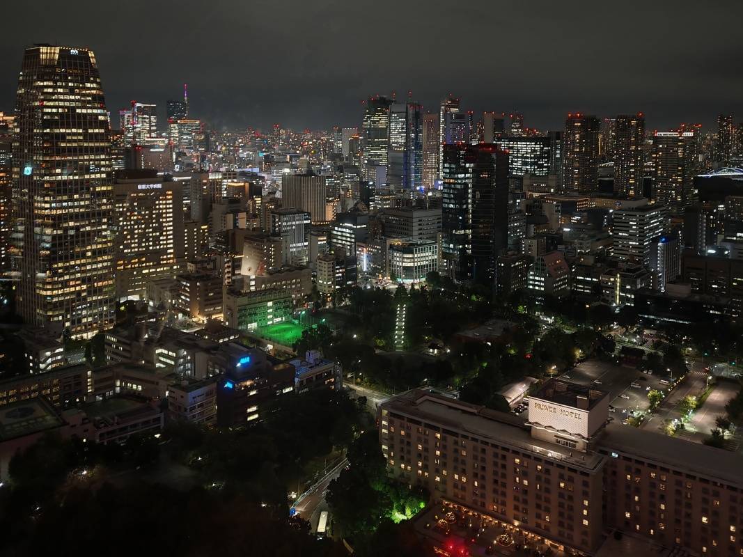 Tokio Tower, výhľad z 150m vyhliadky