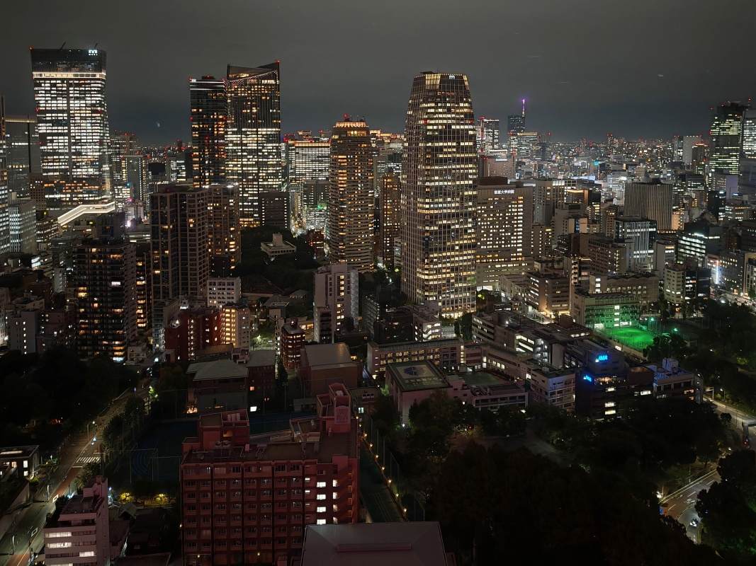Tokio Tower, výhľad z 150m vyhliadky