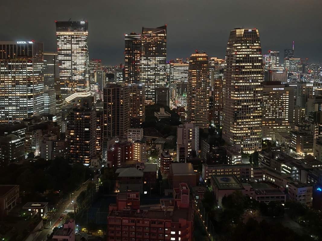 Tokio Tower, výhľad z 150m vyhliadky