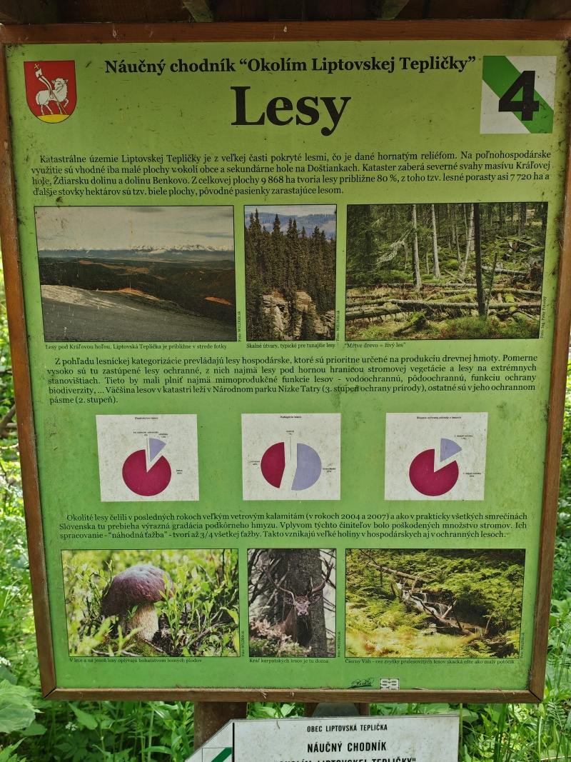 Náučný chodník - lesy