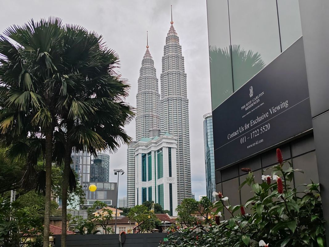 Prvý pohľad na Petronas Twin Towers
