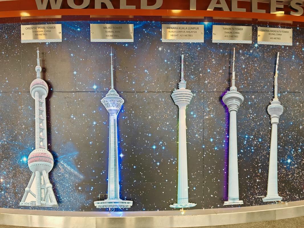 Menara KL Tower - 7. najvyššia veža sveta v r. 1996 