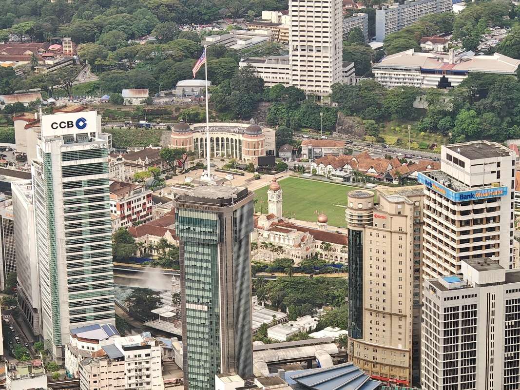 Menara KL Tower - detail, Námestie nezávislosti