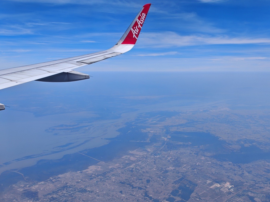 Let Kuala Lumpur - Siem Reap, jazero Tonlé Sap v Kambodži