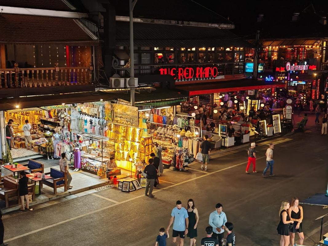 Večerný drink v Siem Reap