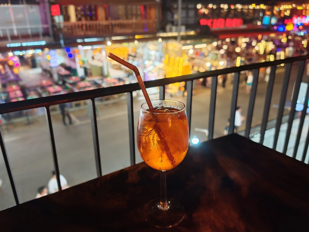 Večerný drink v Siem Reap