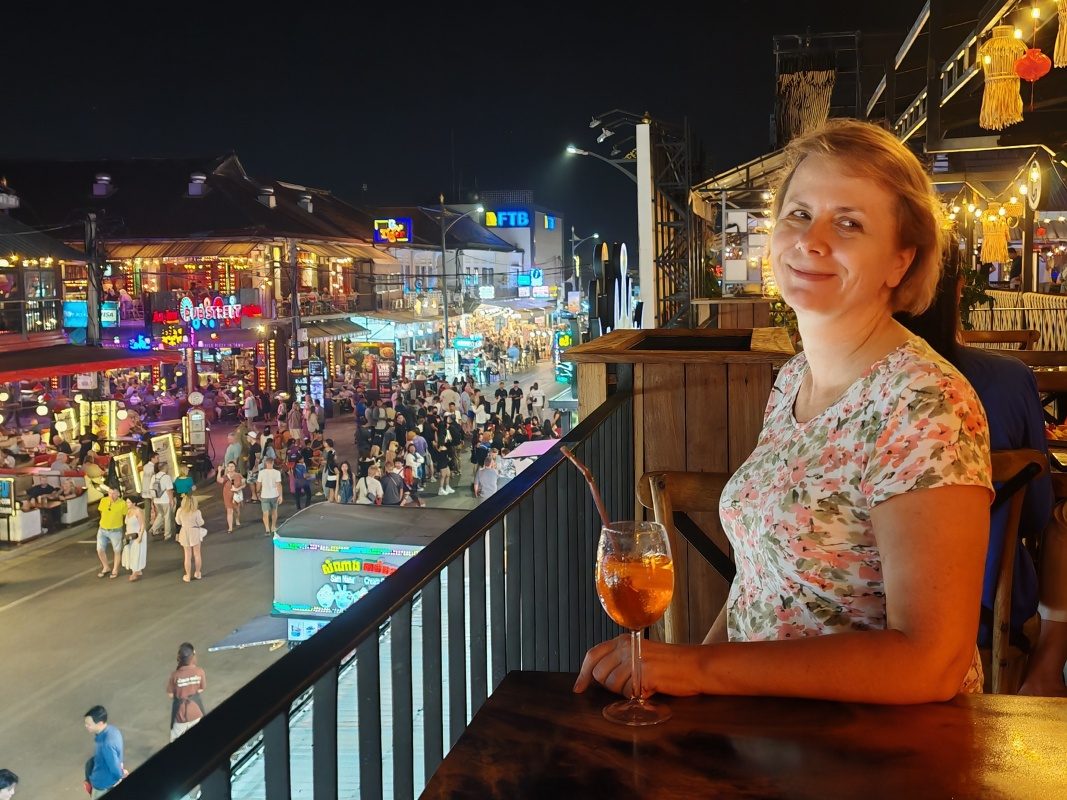 Večerný drink v Siem Reap