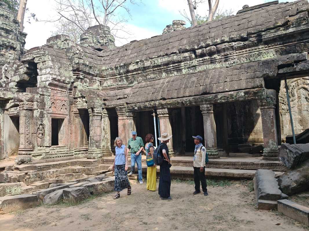 Ta Prohm - odtiaľ sme vyšli