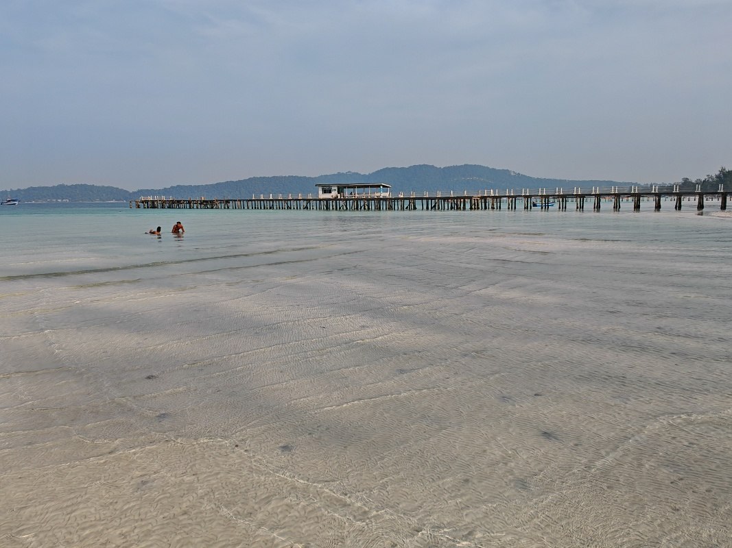 Pláž cestou z večere