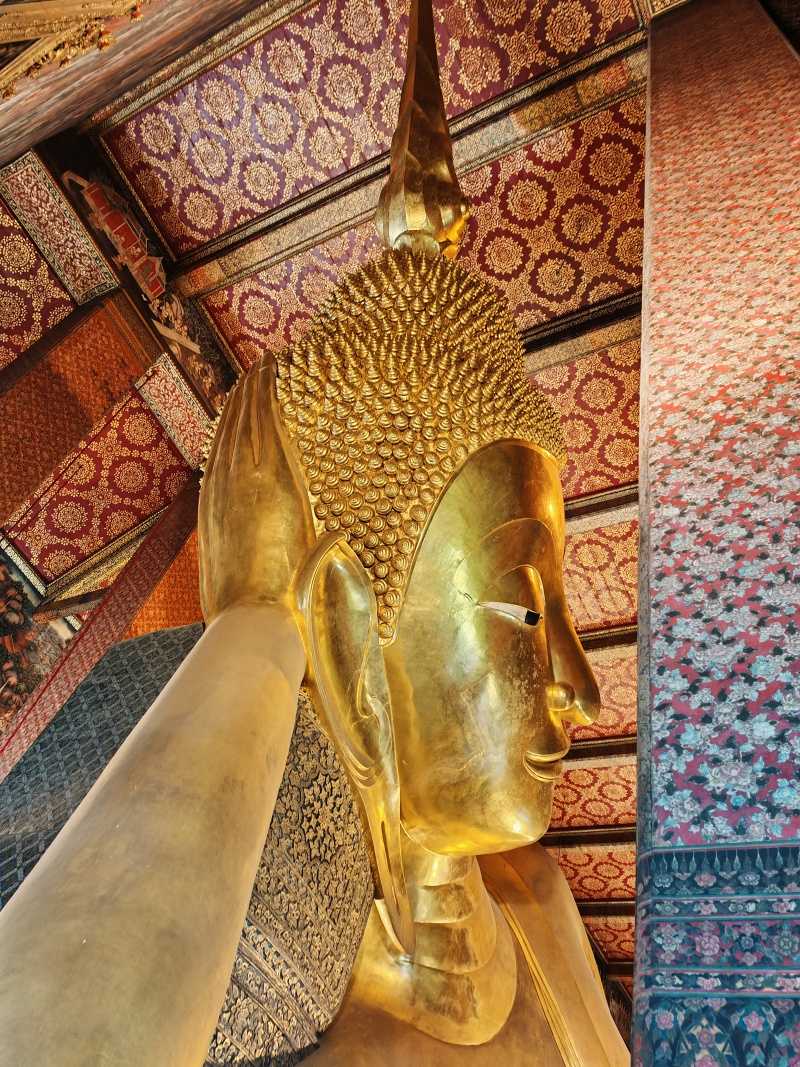 Wat Phra - ležiaci Budha