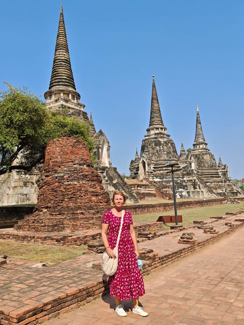 Wat Phra Si Sanphet - tri veľké chedi, hrobky kráľov kráľovstva Ayutthaya