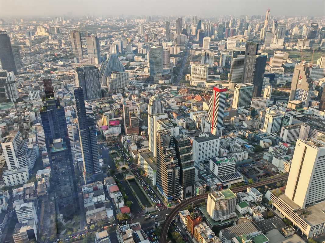 King Power Mahanakhon - 74. poschodie, sklenená vyhliadka