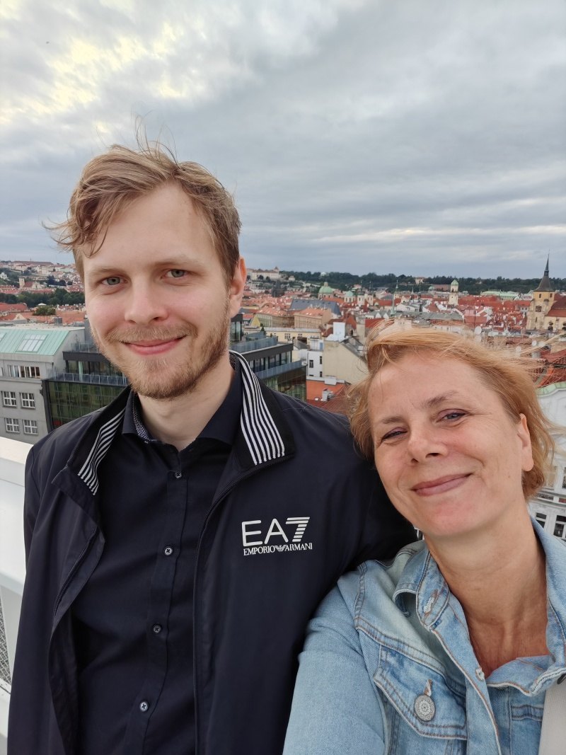 Na vyhliadkovej terase Fly Vista