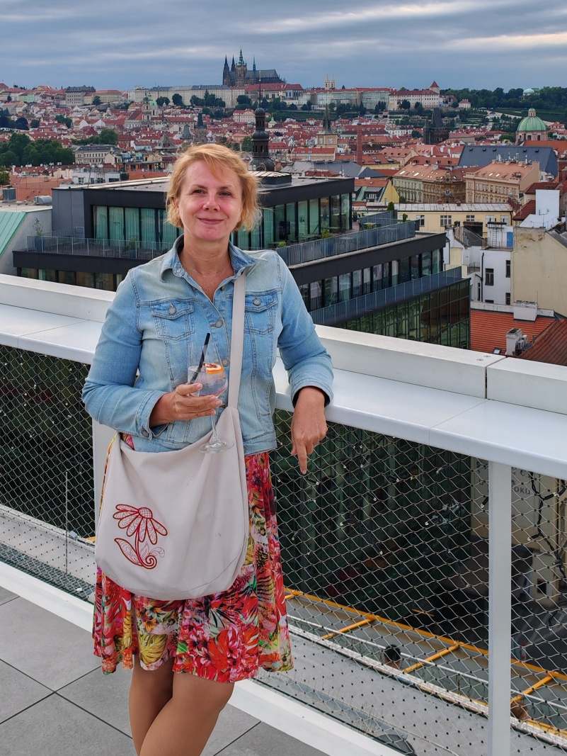 Na vyhliadkovej terase Fly Vista