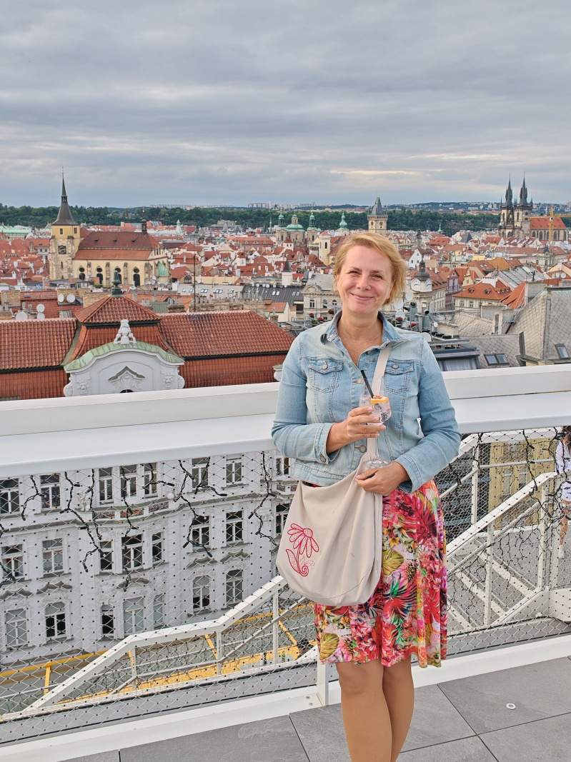 Na vyhliadkovej terase Fly Vista