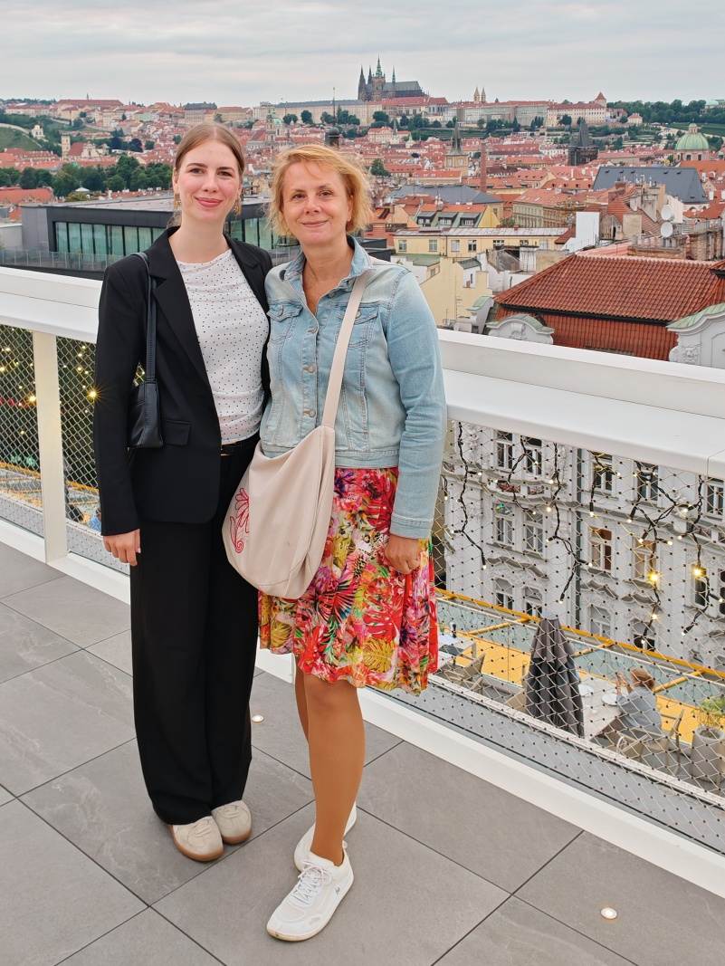 Na vyhliadkovej terase Fly Vista