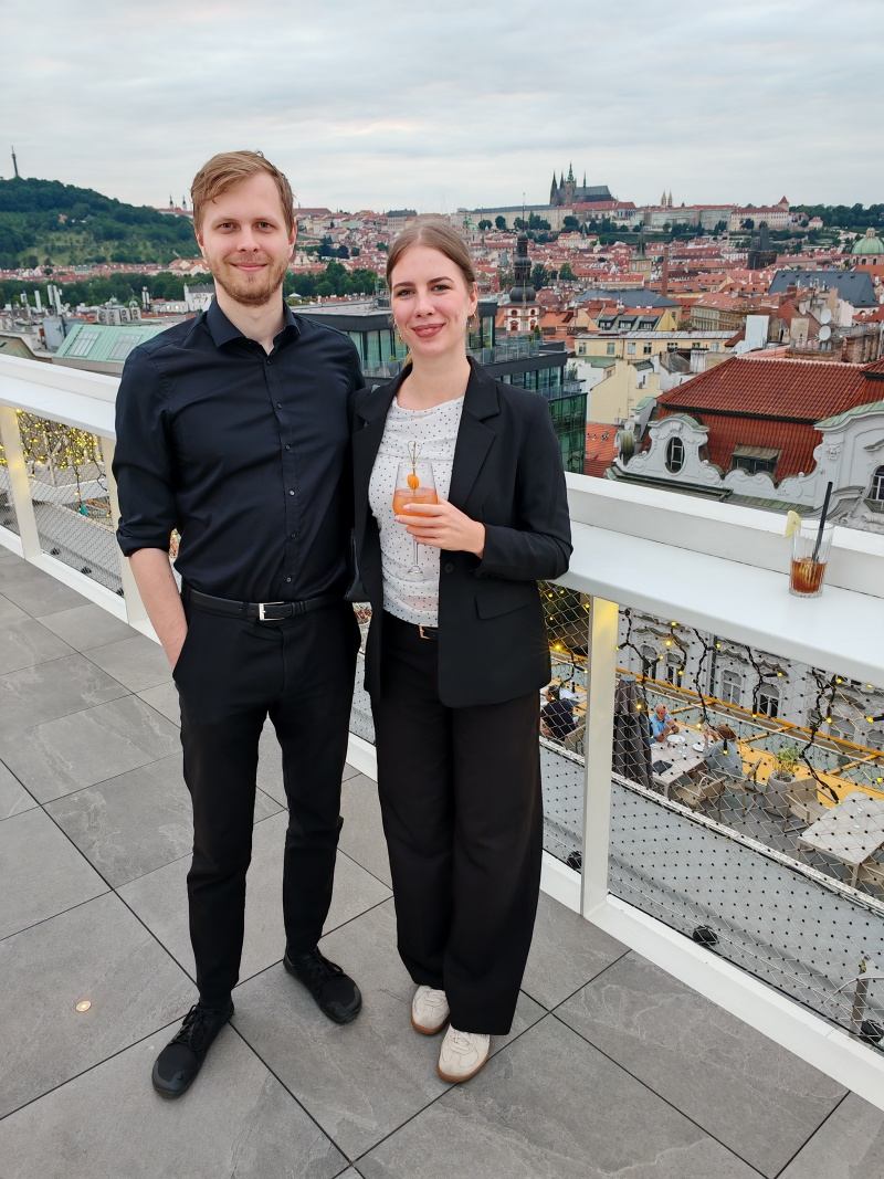 Na vyhliadkovej terase Fly Vista