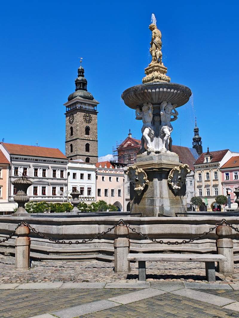 České Budějovice, Samsonova fontána