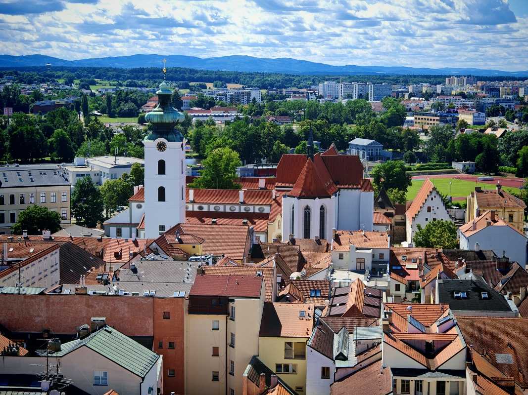 České Budějovice, Čierna veža, výhľad