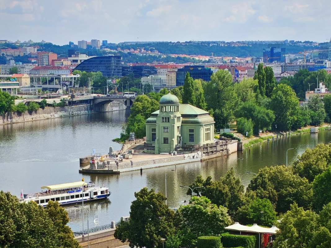 Novomlýnska vodárenská veža, výhľad