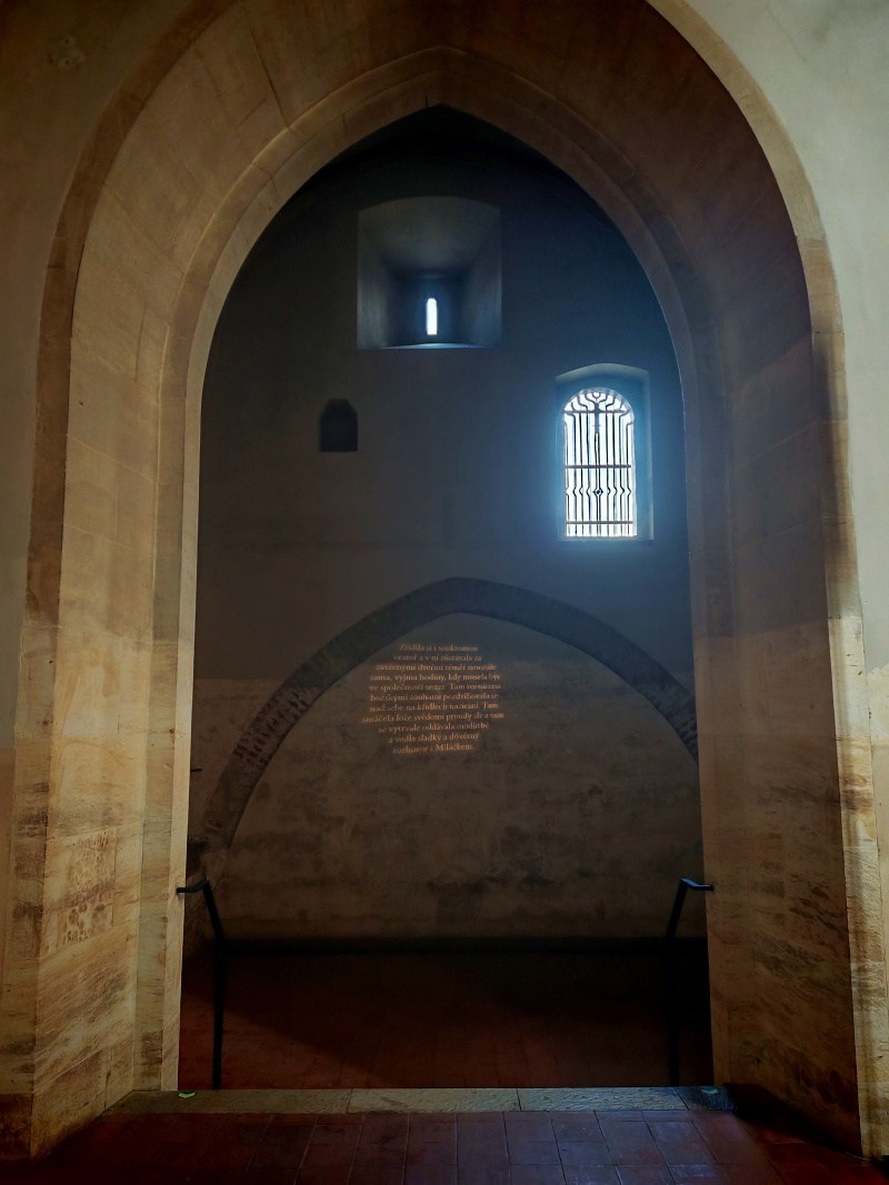 Kláštor sv. Anežky Českej, oratórium sv. Anežky Českej, jej súkromné priestory