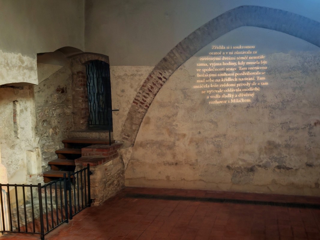 Kláštor sv. Anežky Českej, oratórium sv. Anežky Českej, jej súkromné priestory