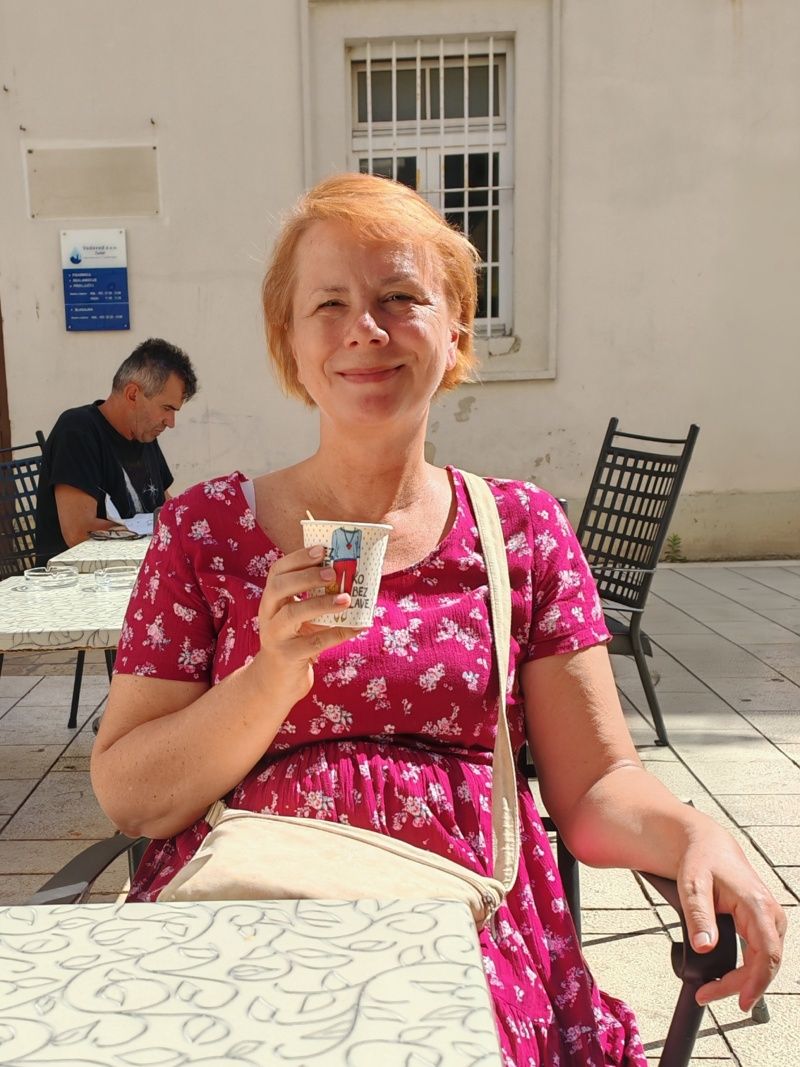 Druhá káva v Zadare - nedeľná raňajková