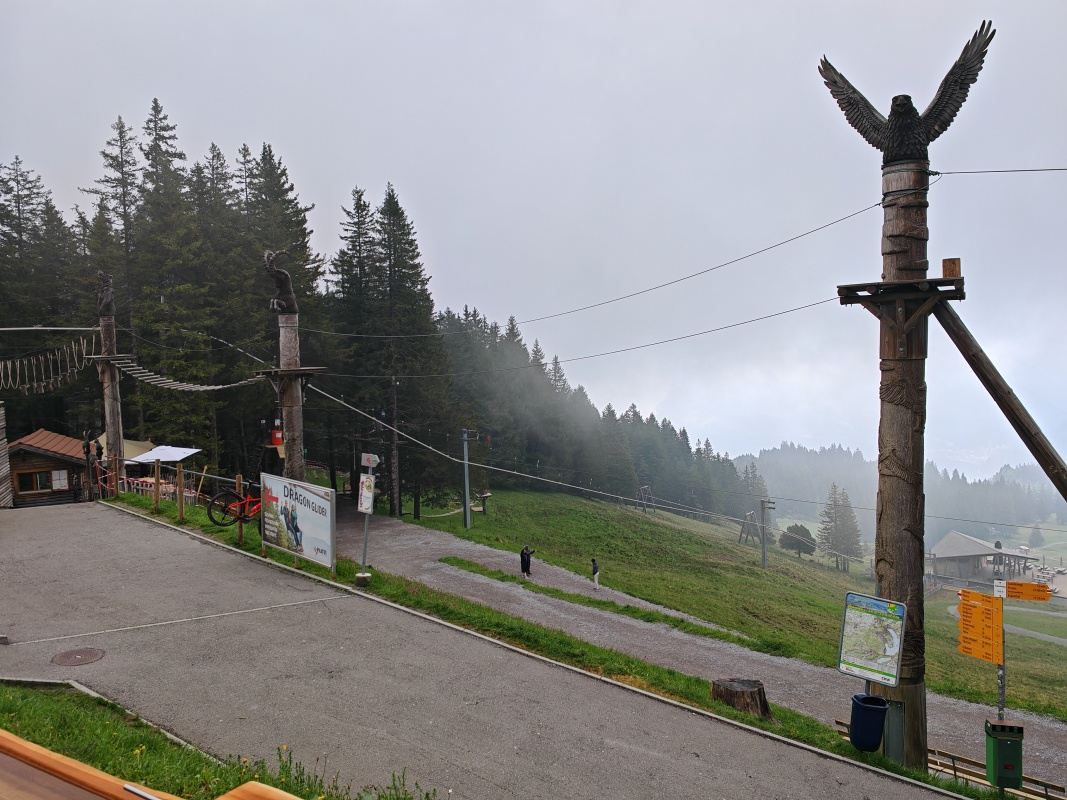 Stanica Fräkmüntegg - lanová dráha