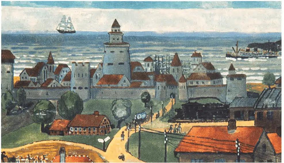 Dom C. G. Junga - Jungom namaľovaný vysnívaný hrad