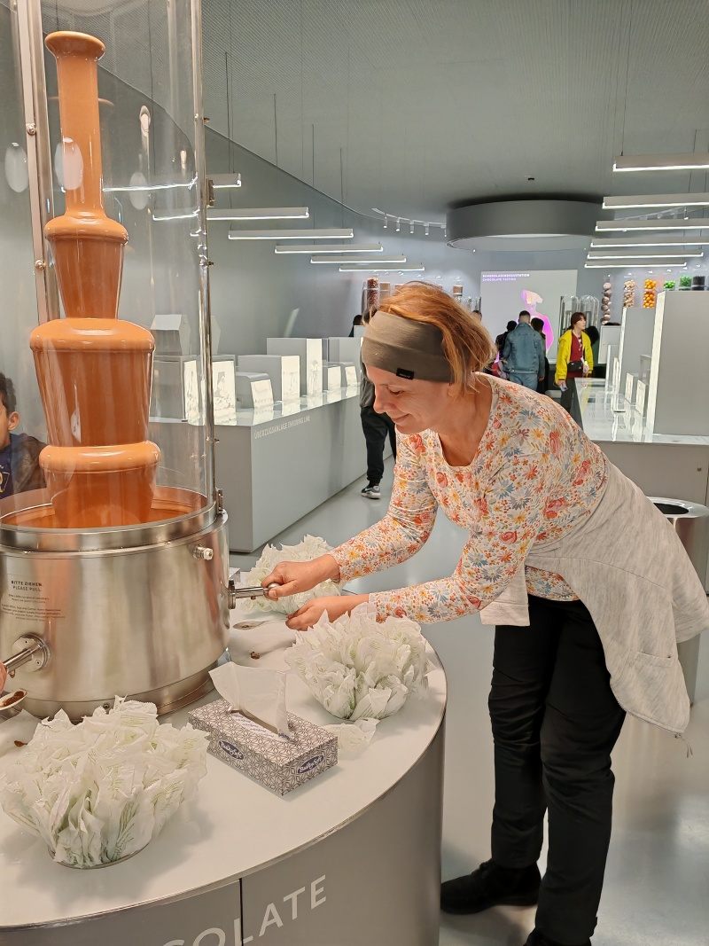 Lindt Home of Chocolate - čokoládka na lyžičku