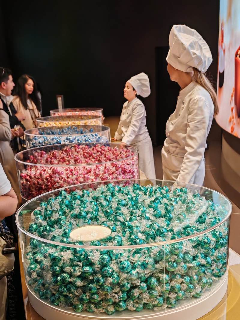 Lindt Home of Chocolate - lindt bonbóny išli do vrecka