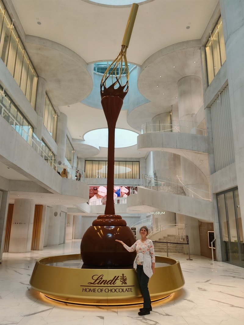 Lindt Home of Chocolate - čokoládová fontána