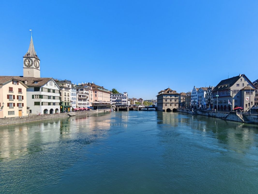 Prechádzam rieku Limmat