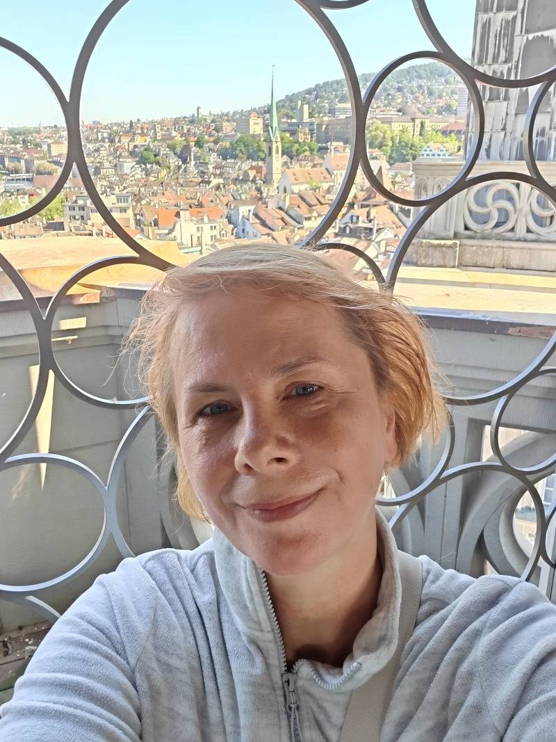 Výhľad z Grossmünster veže - Predigerkirche