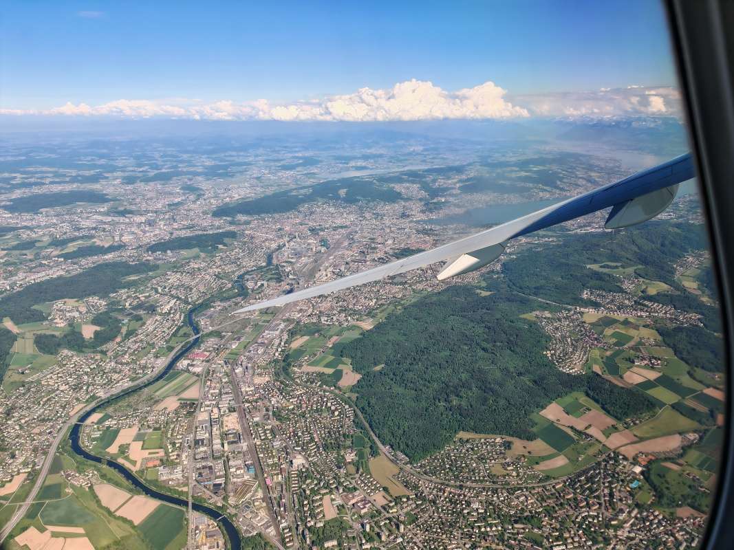 Zürich z oblakov ...