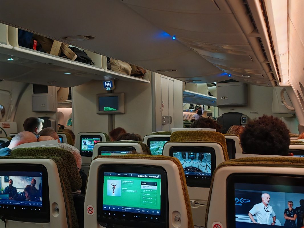 Etiopian Airlines ... v pohode
