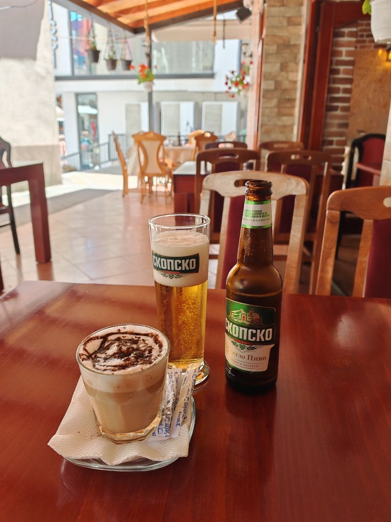 Kávička v Ohride