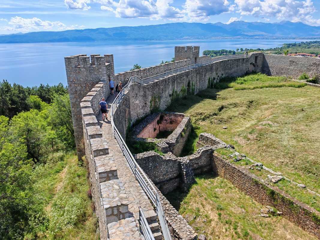 Samuelova pevnosť a Ohridské jazero