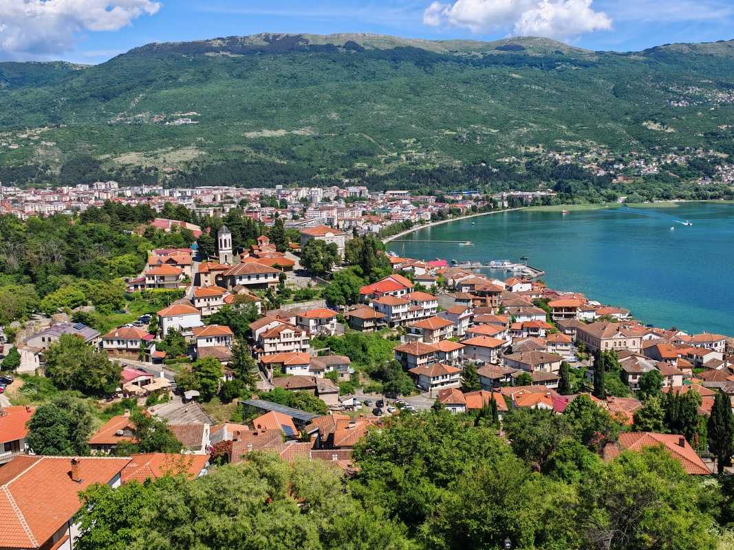 Výhľad na starý Ohrid
