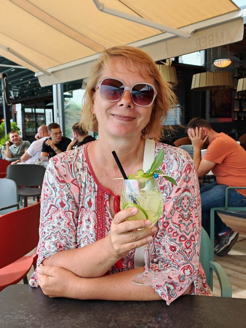 Lemoncello spritz pri Ohridskom jazere