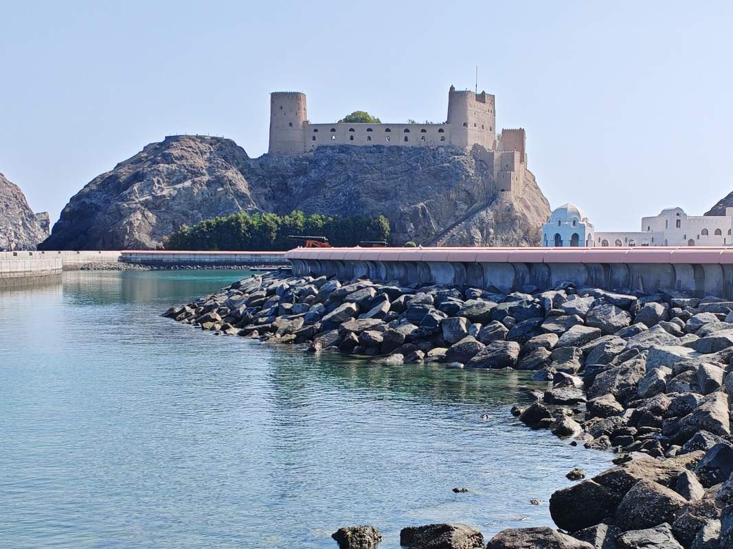 Al Jalali Fort od Al Mirani Fort
