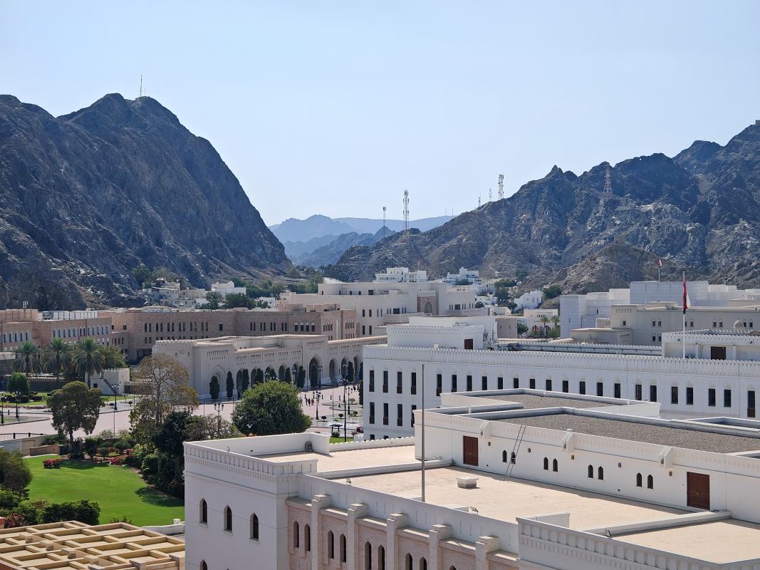 Al Mirani - výhľad na Starý Muscat