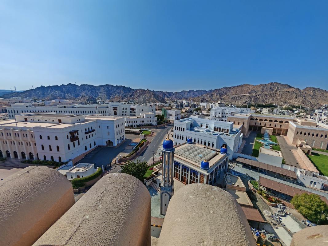 Al Mirani - výhľad na Starý Muscat