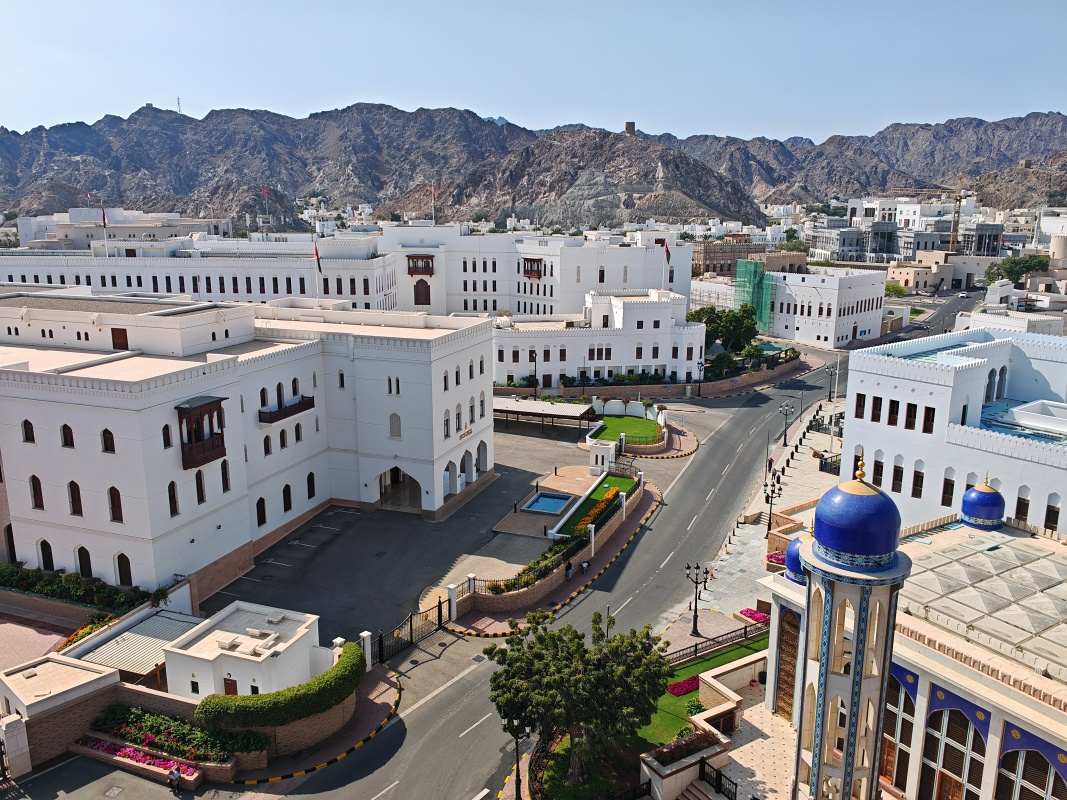 Al Mirani - výhľad na Starý Muscat