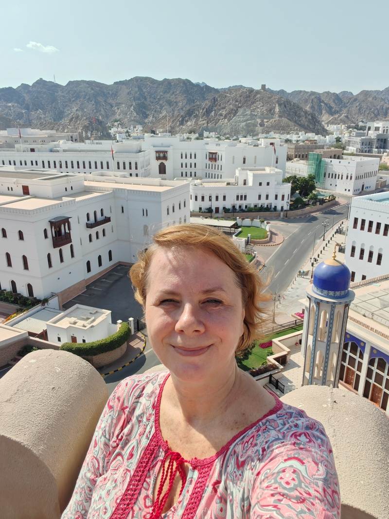 Al Mirani - výhľad na Starý Muscat